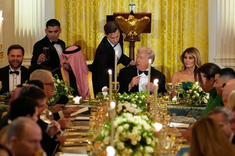 Superstar Cristiano Ronaldo, and Billionaire Elon Musk Attends Trump’s House Dinner with Saudi Prince
